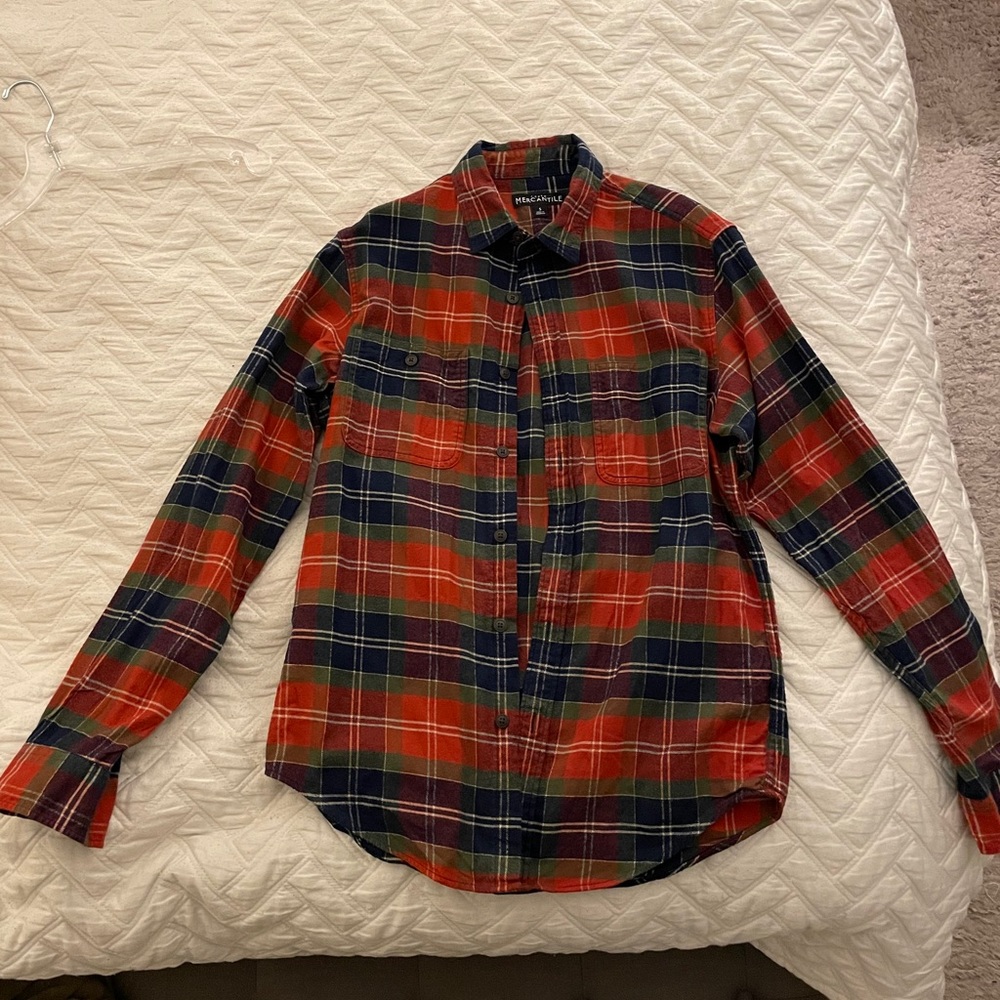 J. Crew mercantile flannel shirt